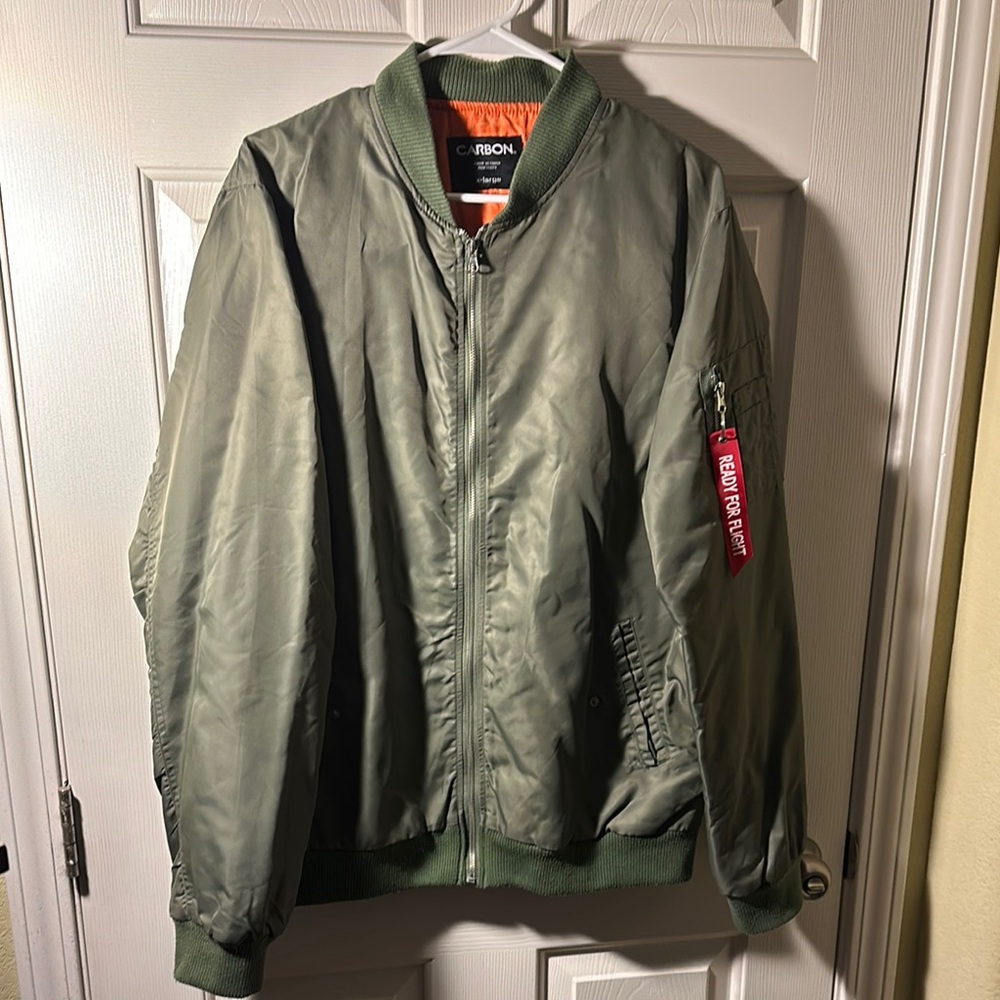Alpha Industries Green Bomber Jacket
